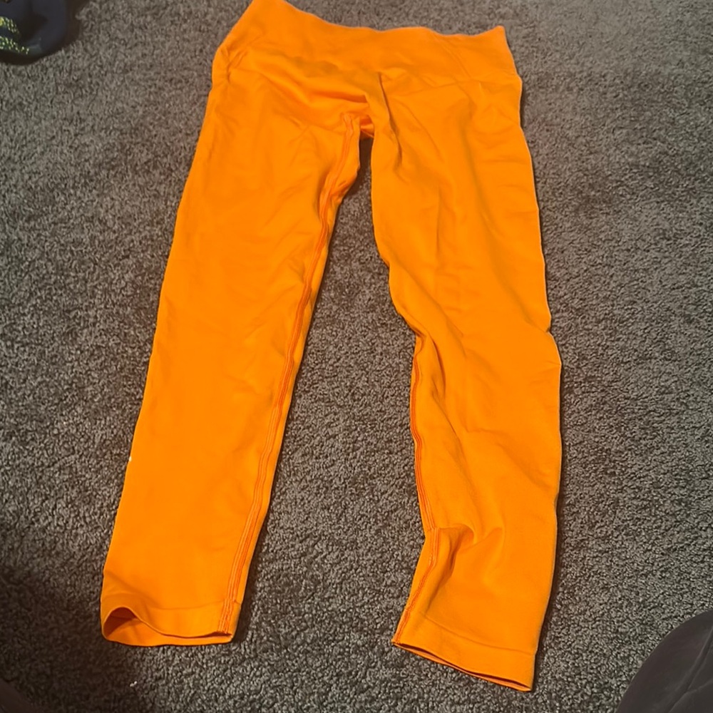 Vibrant Orange Oner Leggings New !